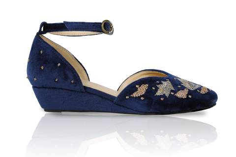 Midnight Petals Blue