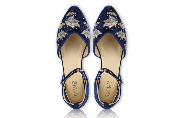 Midnight Petals Blue