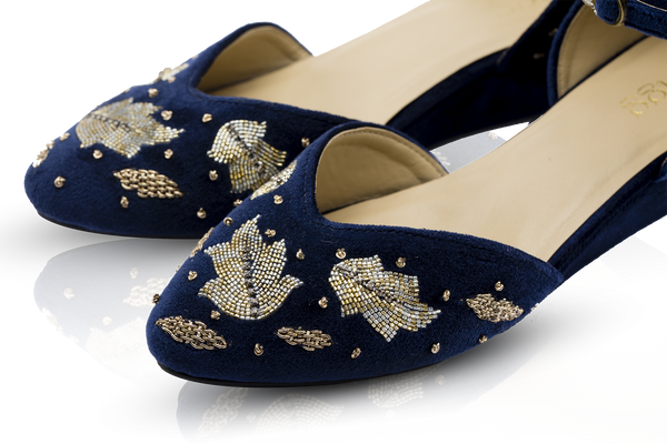 Midnight Petals Blue