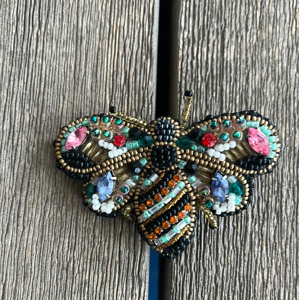 Rungg Brooches-Multi color-1 butterfly