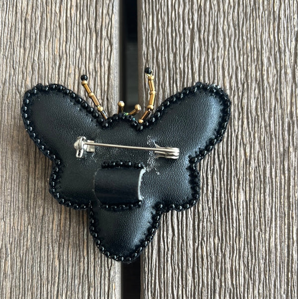 Rungg Brooches - small green Butterfly