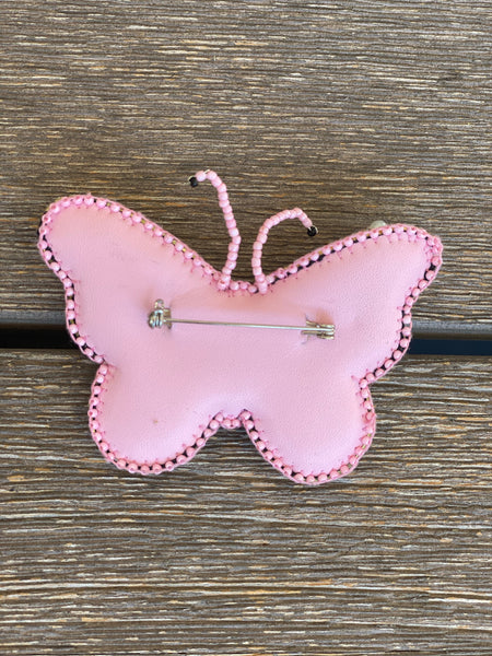 Rungg Brooches-Pink butterfly